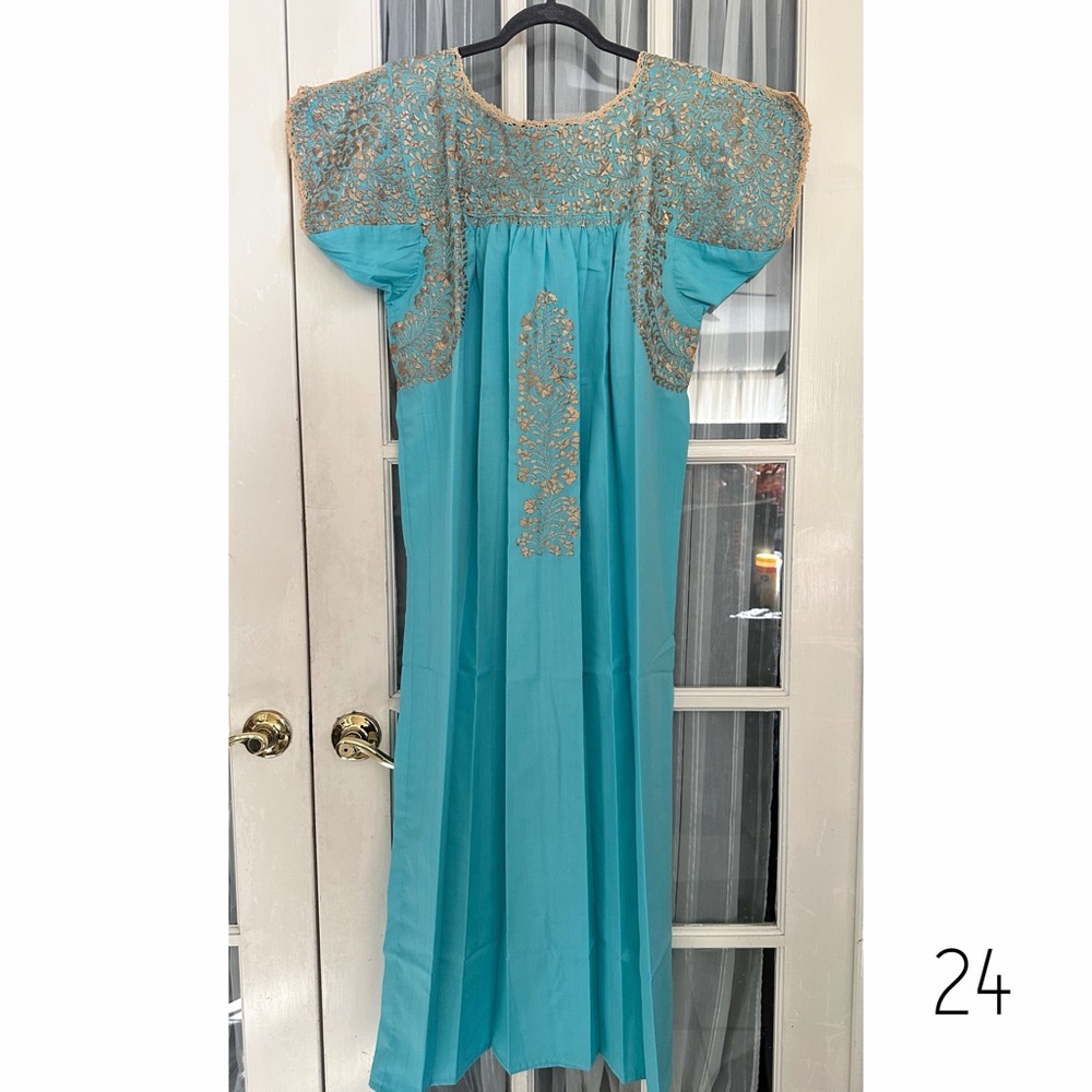 Mexican San Antonino Dress with Hand Embroidery